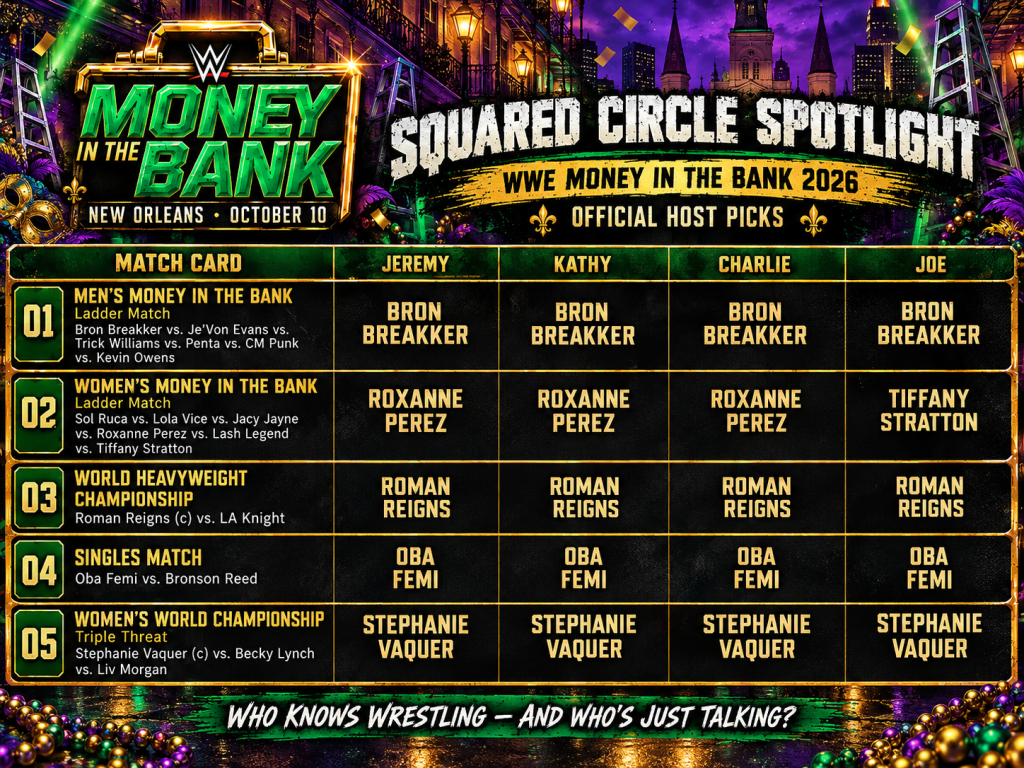 WWE Money in the Bank 2026 Predictions: The Spotlight Crew Makes Their&nbsp;Picks!